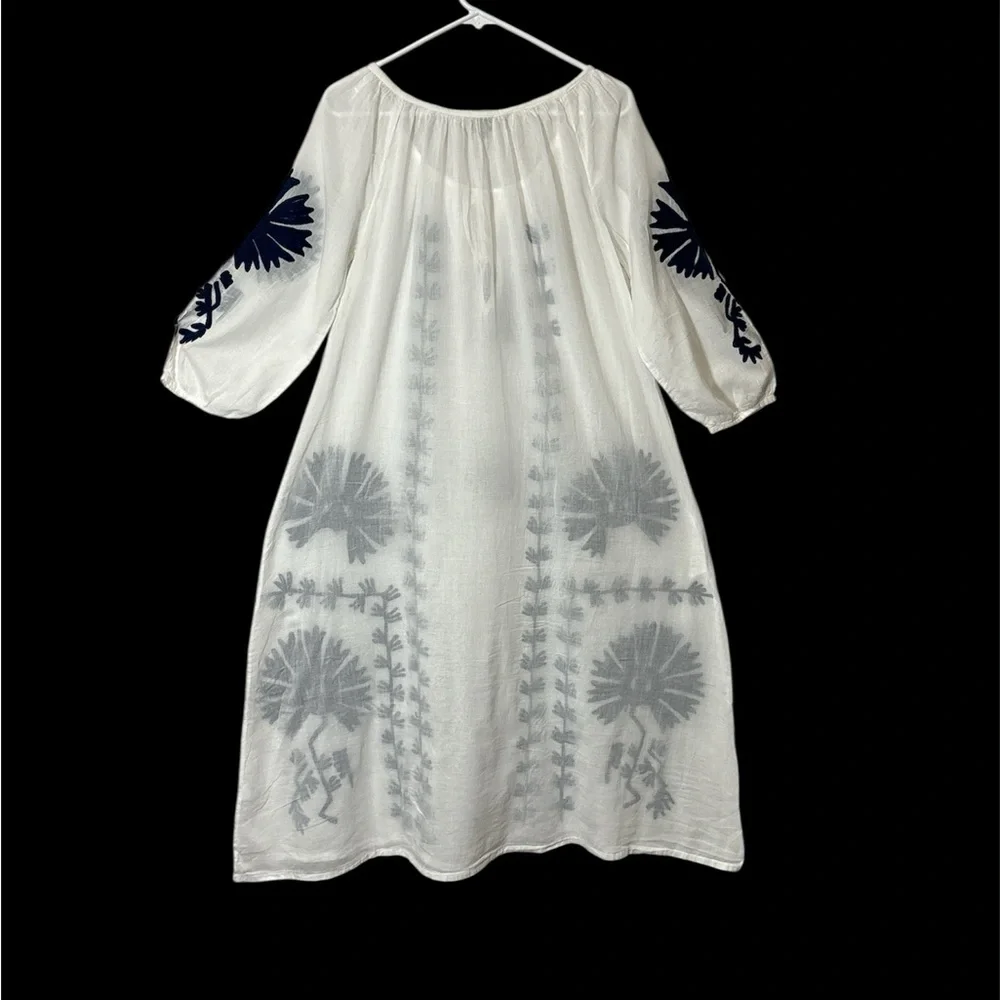 Dolma Embroidered Peasant Dress - Picture 2 of 6